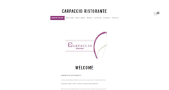 Desktop Screenshot of carpaccioristorante.com